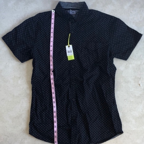 NEW Broken Threads Size Large Button Down Shirt Collared Black - Picture 6 of 7